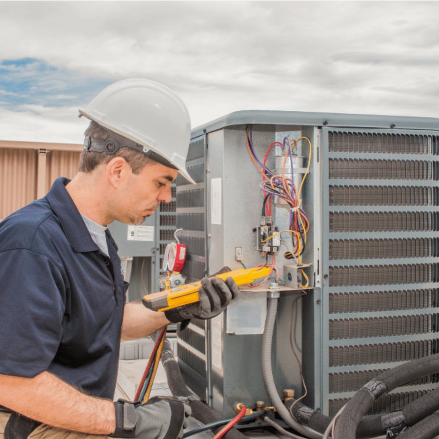 Sarnia HVAC Pros HVAC technician servicing a system